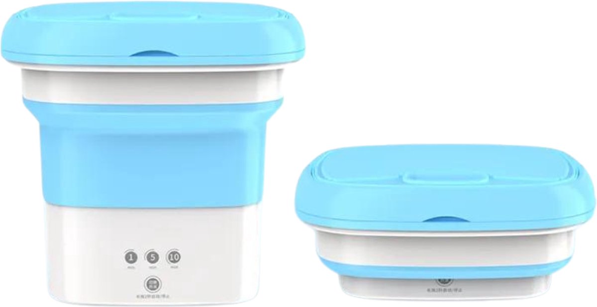  Mini Wasmachine - Camping Wasmachine - Opvouwbare Wasmachine - Handwasmachine - Fruitwasser - Kampeer Wasmachine - Valentijn - Wasdroger
