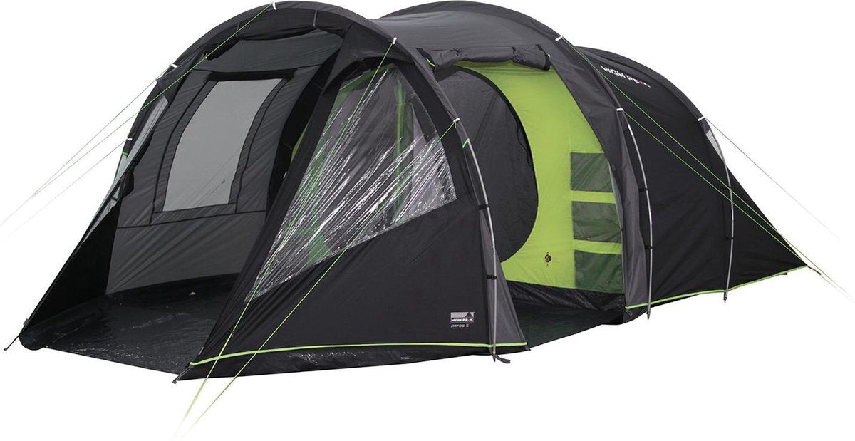  High Peak Paros 5 Tunneltent - 5-Persoons - Donkergrijs