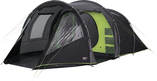  High Peak Paros 5 Tunneltent - 5-Persoons - Donkergrijs