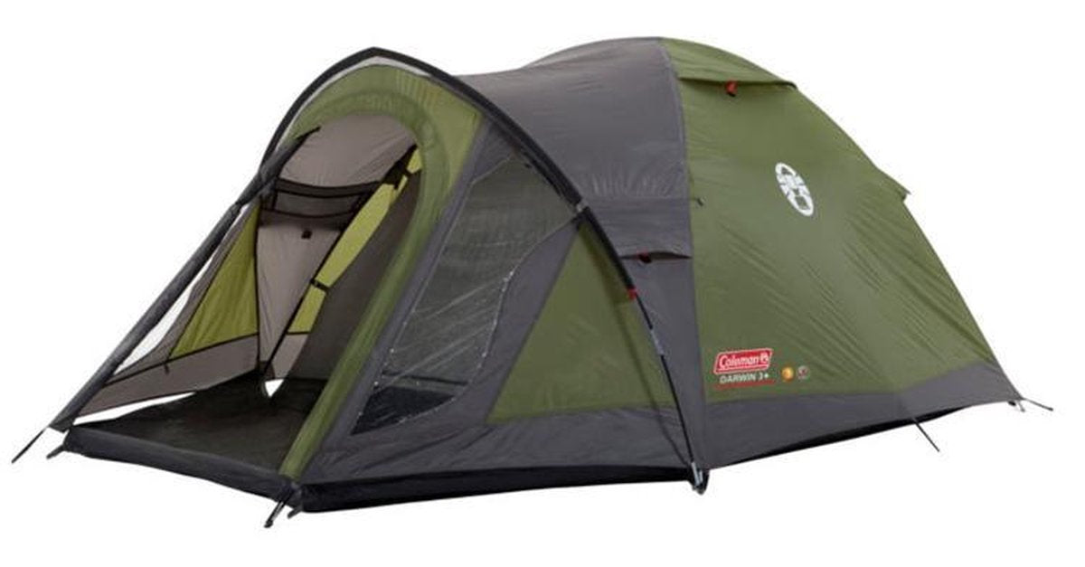  Coleman Darwin 4 Plus Koepeltent - 4-Persoons - Groen