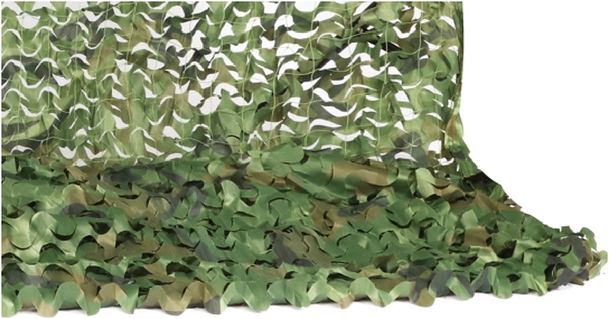  Camouflagenet 6 Meter Proloo. Hoogte 1,80x Lengte 6mtr - Camonet - Camouflagenet - Tuinnet - Schaduwdoek