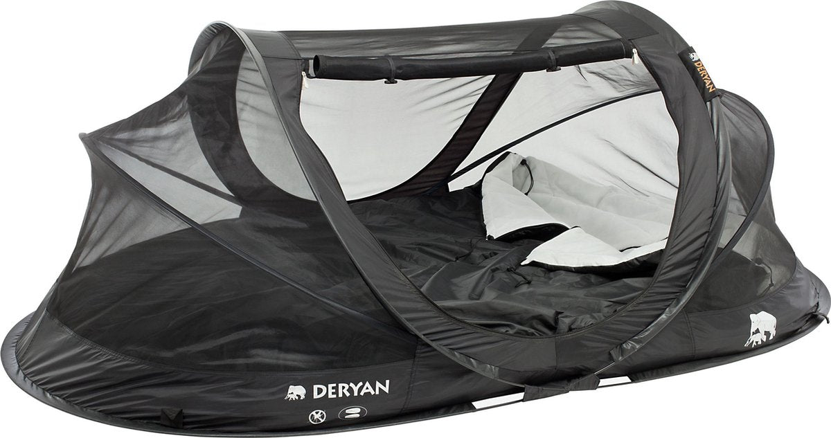  Deryan Luxe Pop-up Reisklamboe - Lichtgewicht 2 Persoons Klamboe – Geimpregneerd - Slaapcompartiment Voor Tent - Binnentent