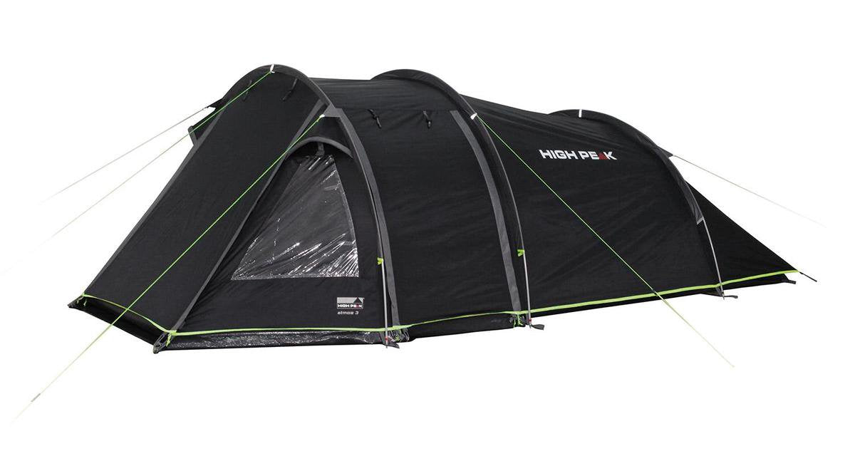  High Peak Atmos 3 Tunneltent - Donkergrijs - 3 Persoons