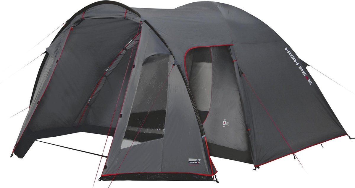 High Peak Tessin 4 Koepeltent - 4-Persoons - Grijs