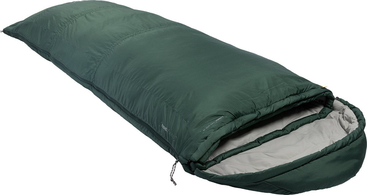  NOMAD® Triple-S Premium Plus Slaapzak (Links) | 220x80cm Groen | Lichtgewicht &amp; Kwalitatief | Slaapzak | Incl Hoes