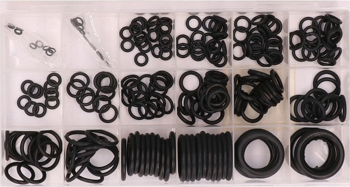Benson O-ringen Set 450-delige Doos - Rubberen Ringetjes Set - Afsluitringetjes Set