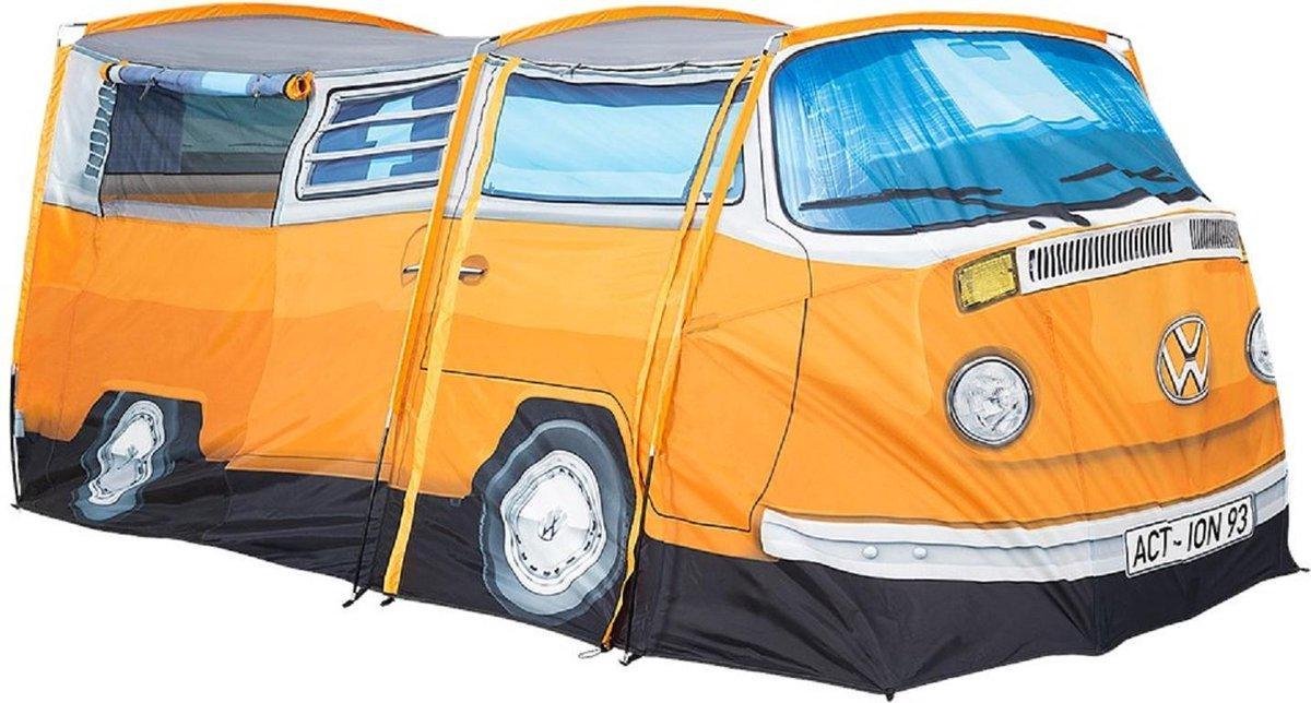 Merkloos Volkswagen Bus Tent - Oranje - 4 Persoons
