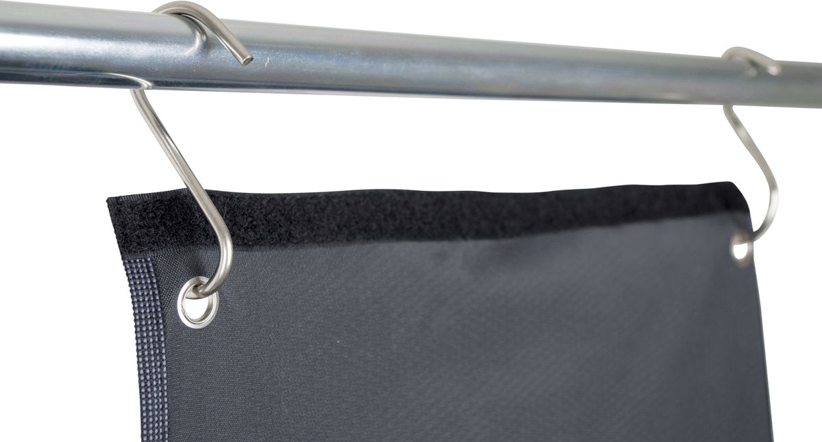  Bo-Camp - Tentorganizer - 4-vaks - 2 Deurtjes - 35x35x131 Cm - Grijs
