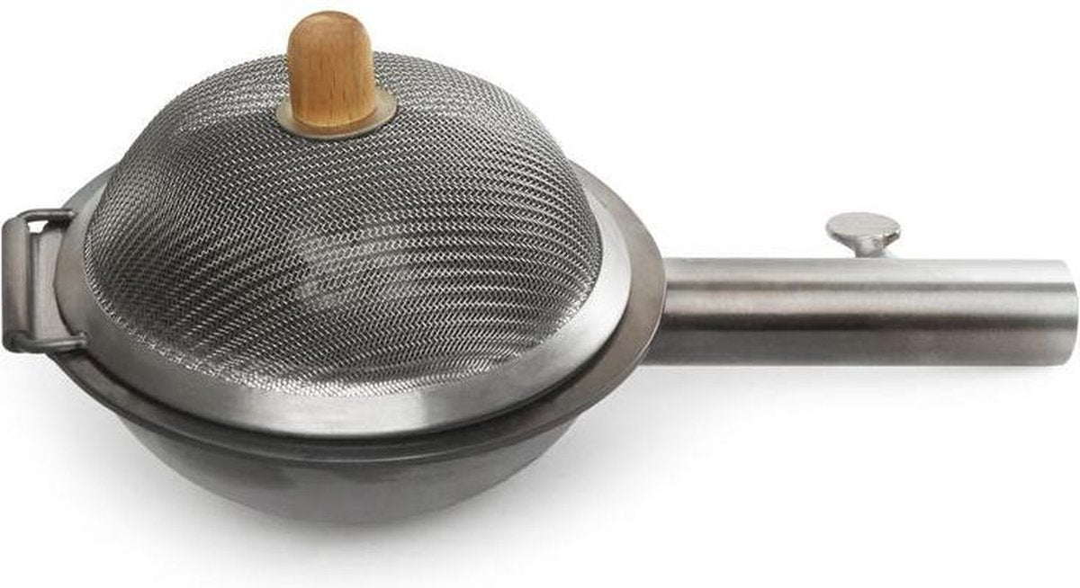  Kikkerland Huckleberry Popcorn Maker - Maak Je Eigen Popcorn - Popcornpan - Kampvuur - Buitenspeelgoed - Buitenspelen - Kamperen