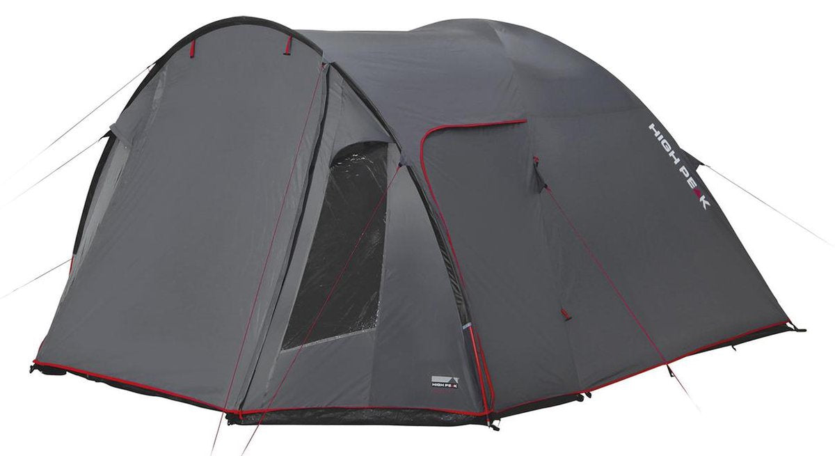  High Peak Tessin 4 Koepeltent - 4-Persoons - Grijs