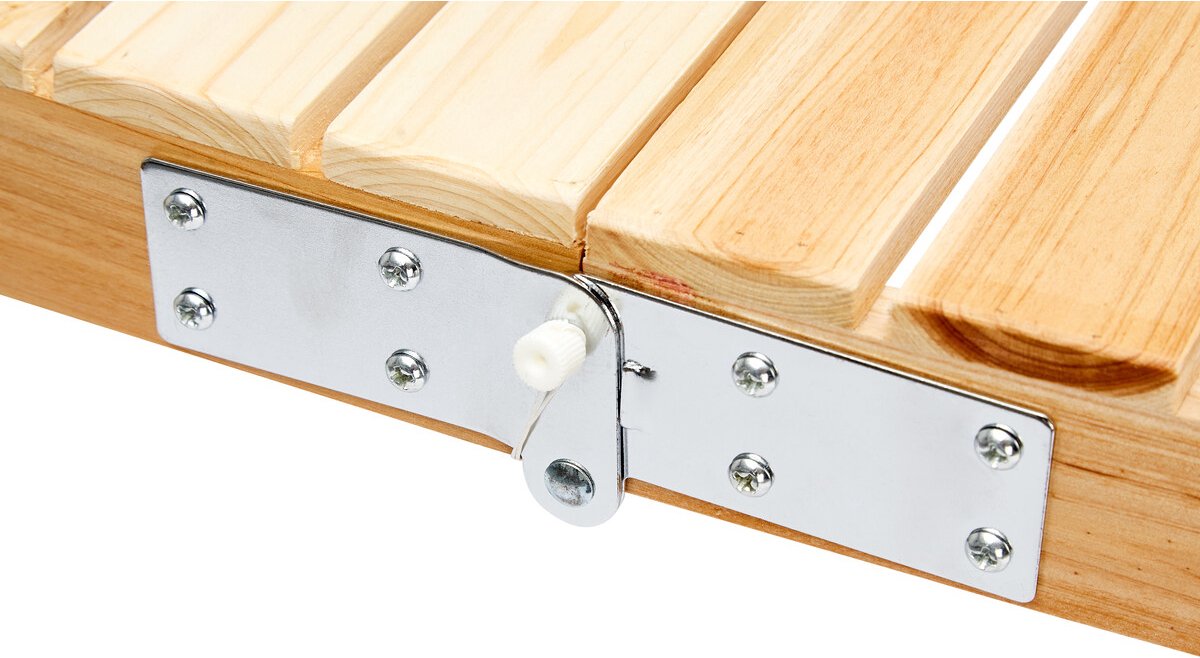  CAMPZ Fir Wood Picknicktafel, Bruin/grijs