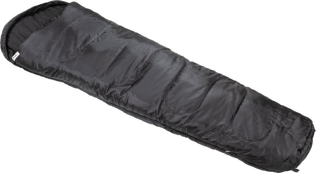  Fox Outdoor - Mummy Slaapzak - Zwart, 2 Laags Vulling