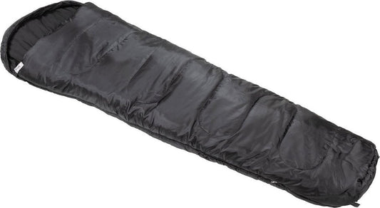  Fox Outdoor - Mummy Slaapzak - Zwart, 2 Laags Vulling