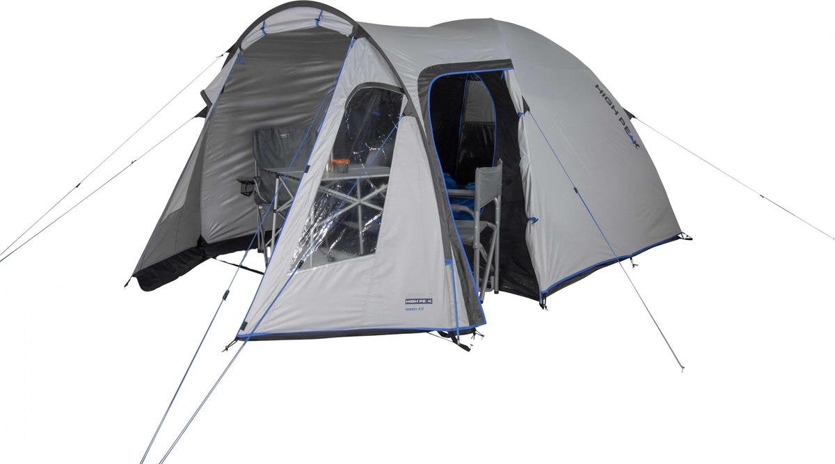  High Peak Tessin 4.0 Koepeltent - Nimbus Grijs - 4 Persoons