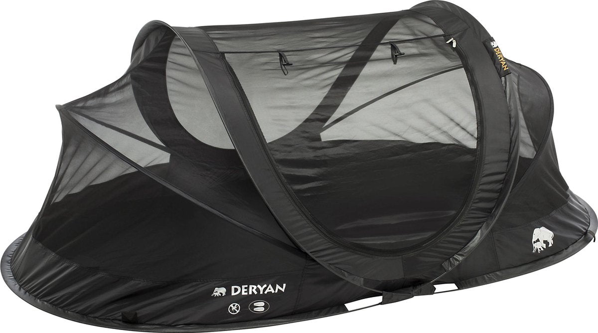  Deryan Luxe Pop-up Reisklamboe - Lichtgewicht 2 Persoons Klamboe – Geimpregneerd - Slaapcompartiment Voor Tent - Binnentent