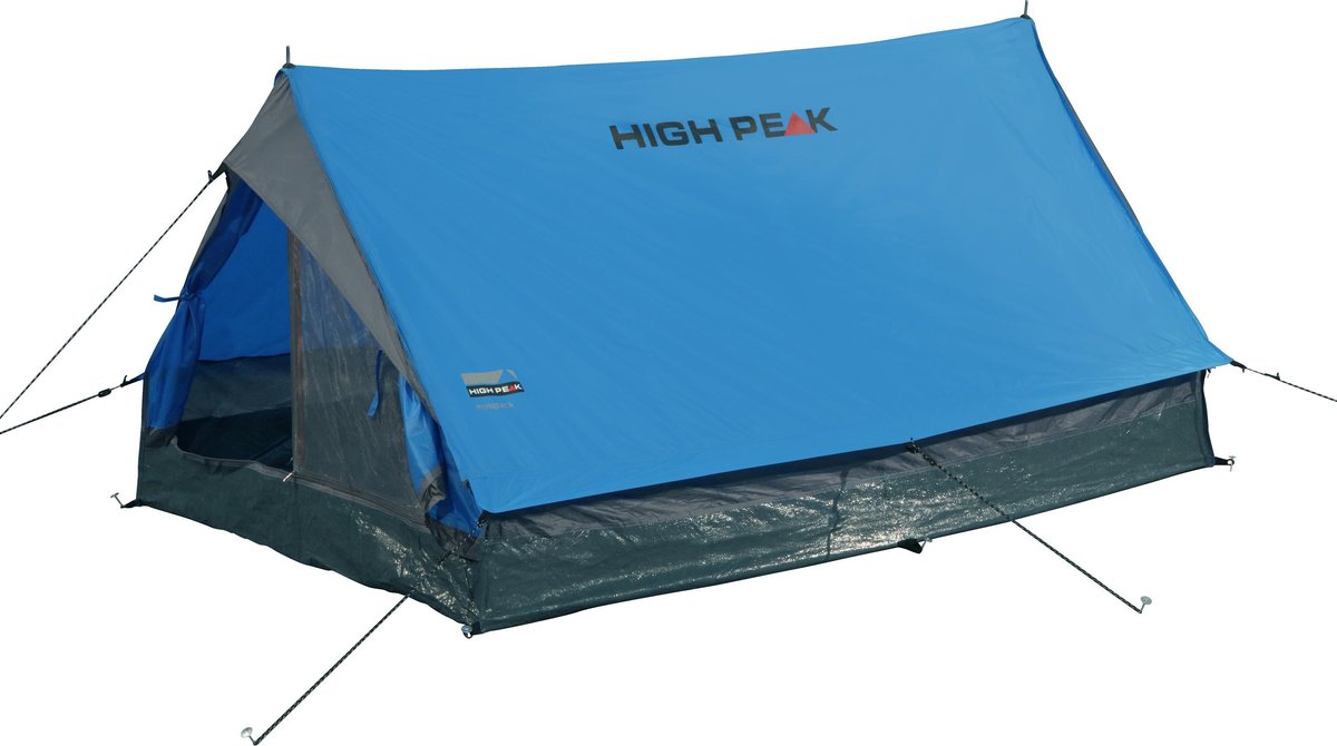  High Peak Minipack Tunneltent - Blauw - 2 Persoons