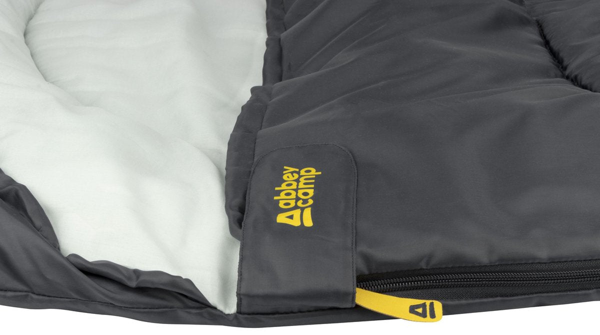  Abbey Camp Slaapzak Mummie - Grijs - 210 X 80/50 Cm