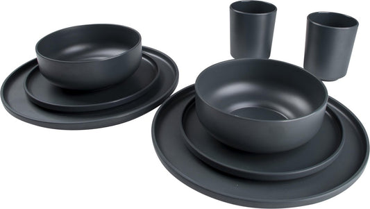  Bo-Camp Industrial - Servies - Patom - 100% Melamine - 16-Delig Servies
