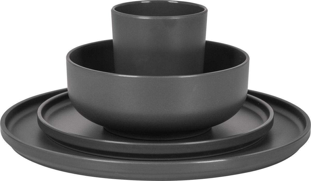  Bo-Camp Industrial - Servies - Patom - 100% Melamine - 16-Delig Servies