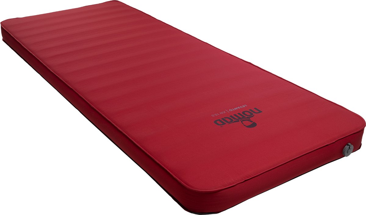  NOMAD® Levanto XW 10.0 Slaapmat | Zelfopblazende Mat Rood | 198x76x10cm | Lichtgewicht &amp; Kwalitatief | Incl Hoes