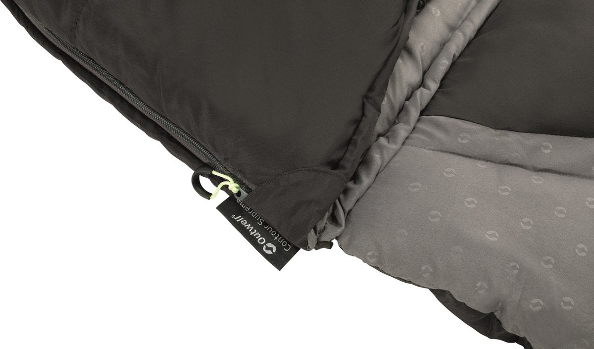  Outwell Slaapzak Contour Rits Links Zwart