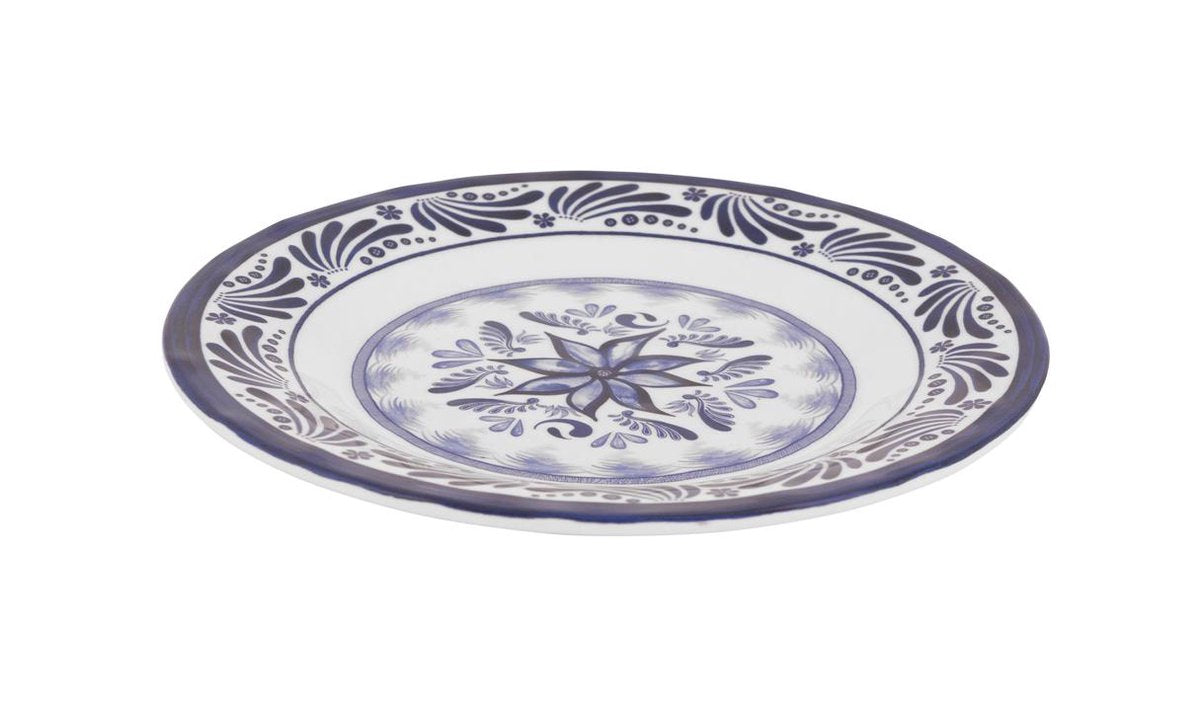  Bo-Camp - Servies - Campingbord - 16-Delig - Old Dutch - Blauw Servies