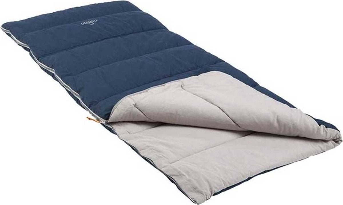  NOMAD® Brisbane Slaapzak | 205x80cm Blauw | Lichtgewicht &amp; Kwalitatief | Dekenmodel Slaapzak | Incl Hoes