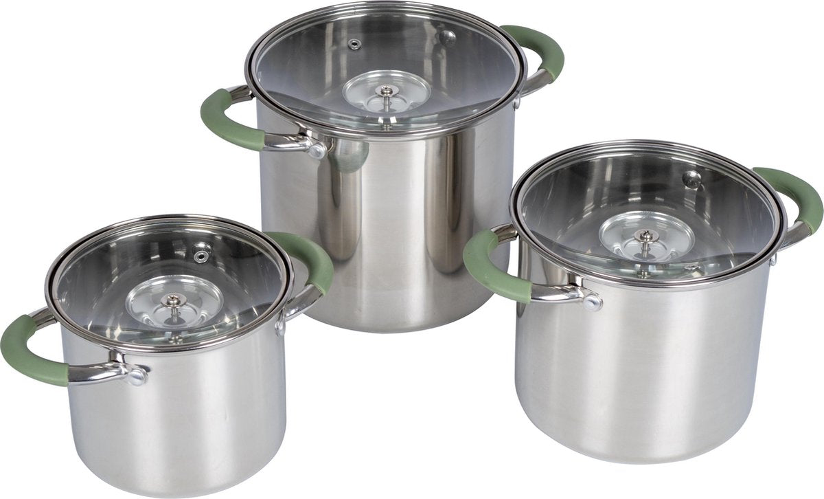  Bo-Camp - Pannenset - Elan Plus - 3-Delig - RVS