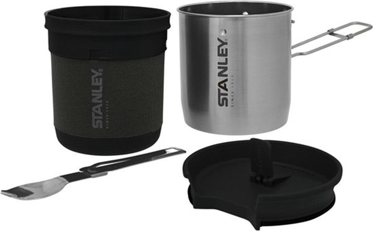  Stanley The Bowl + Spork Compact Cook Set 0.70L - Campingkookset - Stainless Steel