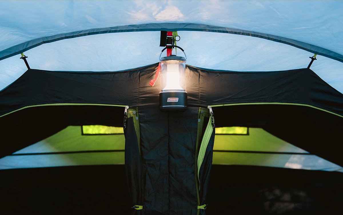  Coleman Vail 6L Tunneltent - Familie Tent - 6-Persoons - Grijs/Groen
