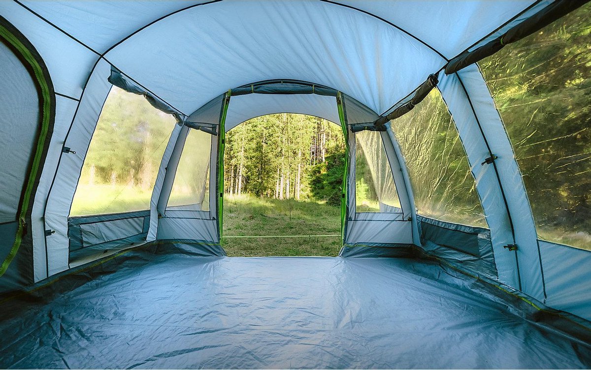  Coleman Vail 4L Tunneltent - Familie Tent - 4-Persoons - Grijs/Groen