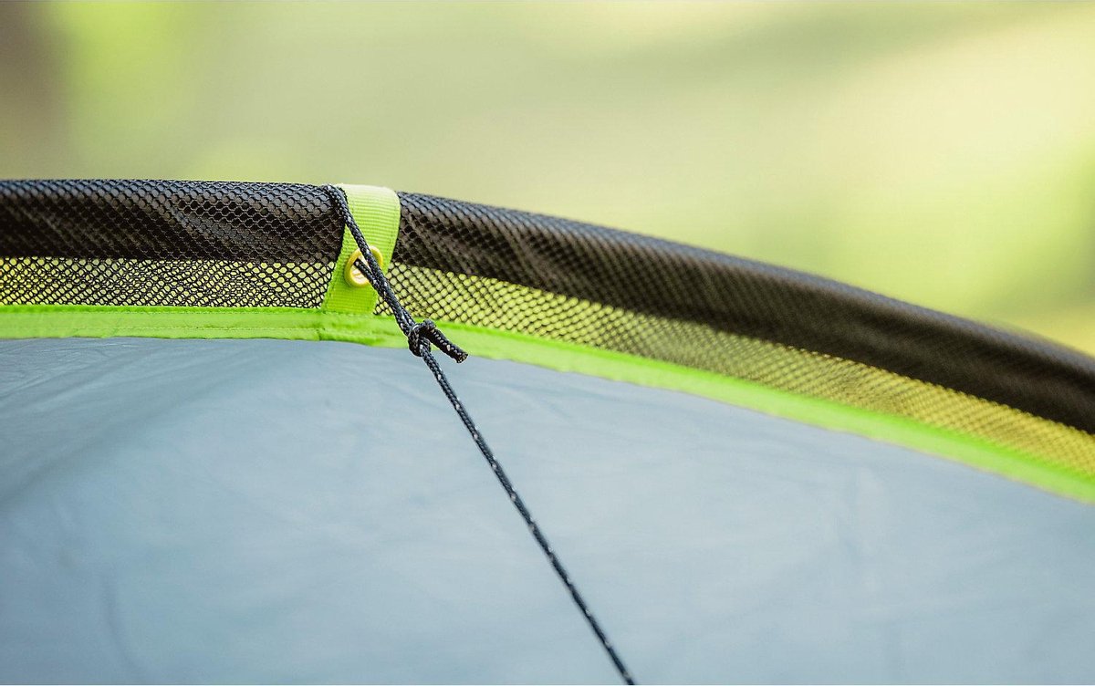  Coleman Vail 4L Tunneltent - Familie Tent - 4-Persoons - Grijs/Groen