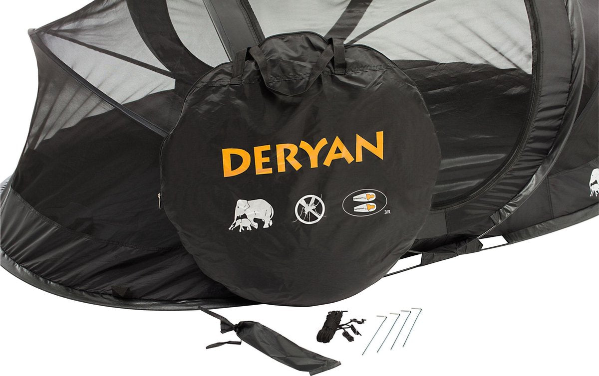  Deryan Luxe Pop-up Reisklamboe - Lichtgewicht 2 Persoons Klamboe – Geimpregneerd - Slaapcompartiment Voor Tent - Binnentent