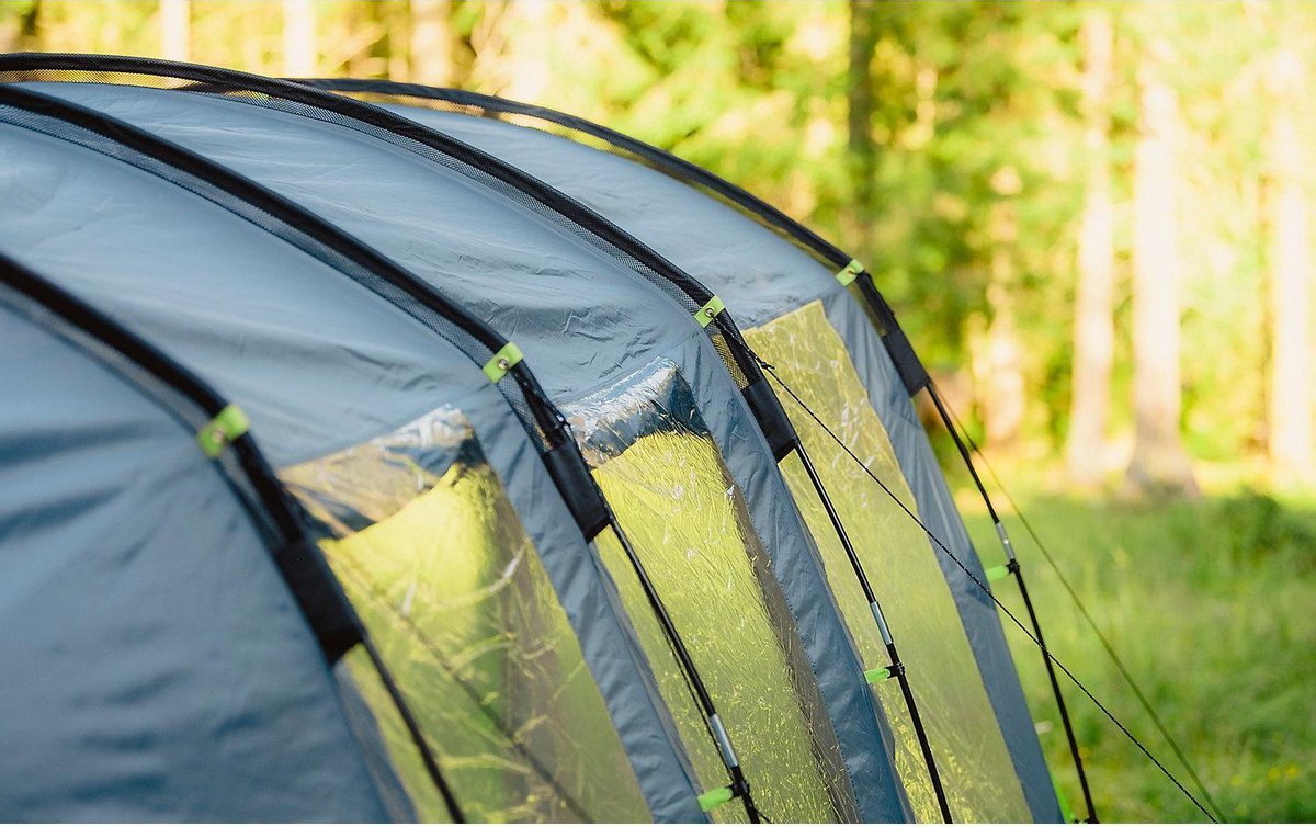  Coleman Vail 4L Tunneltent - Familie Tent - 4-Persoons - Grijs/Groen