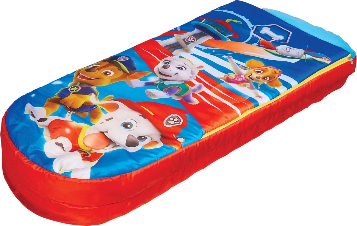  Paw Patrol Junior ReadyBed-2 In 1 Kids Sleeping Inflatable Air Bed In A Bag With A Pump, Polyester, Single