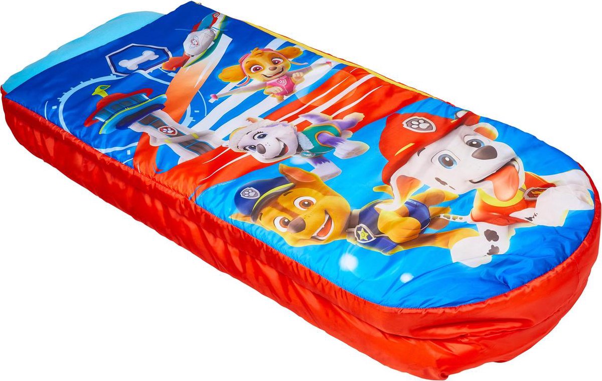  Paw Patrol Junior ReadyBed-2 In 1 Kids Sleeping Inflatable Air Bed In A Bag With A Pump, Polyester, Single