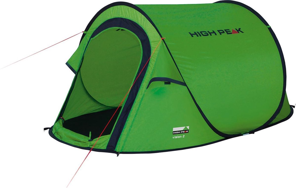  High Peak Vision 2 Pop Up Tent - Groen - 2 Persoons