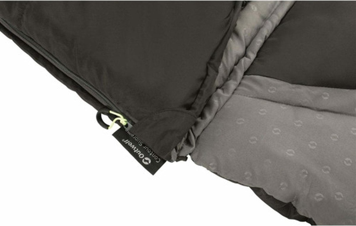  Outwell Slaapzak Contour Rits Links Zwart