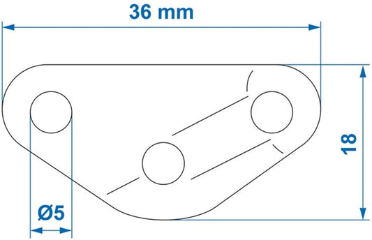 PROPLUS 10x Stuks Scheerlijn Driehoek Spanners Van Metaal - Scheerlijnspanners Voor Tenten, Luifels En Windschermen