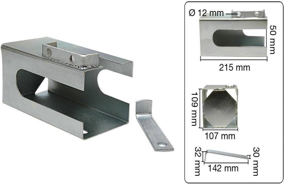 Benson Aanhanger Slot - Caravan Slot - Disselslot Vast Model ( Kokermodel)