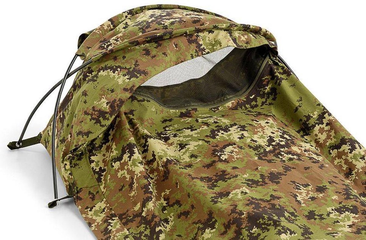 Defcon 5 Tent Bivi Bivvy Bag 1700 Gram - Groen - 1 Persoons