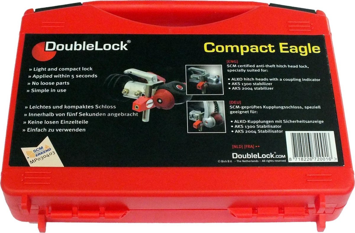  Koppelingslot Compact Eagle DoubleLock