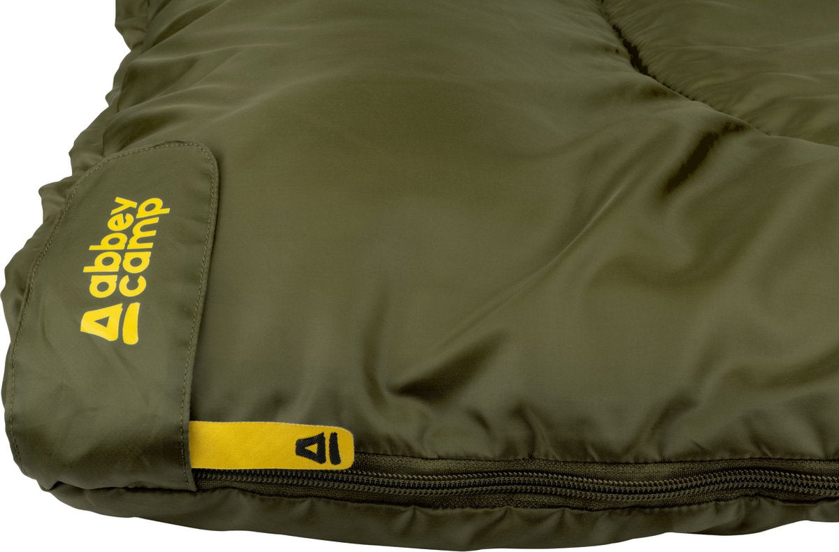  Abbey Camp Slaapzak Amsterdam-07 - Dekenmodel - 210 X 85 Cm - Groen