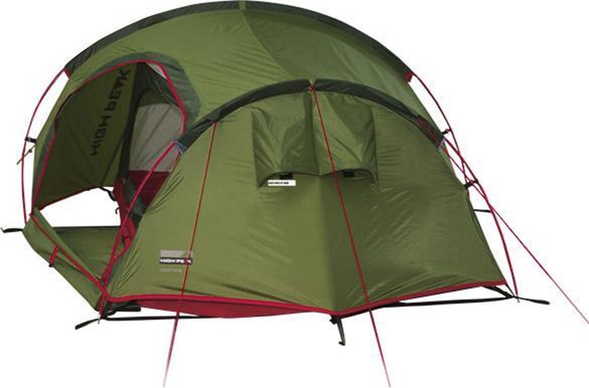  High Peak Sparrow 2 Tunneltent - Groen - 2 Persoons