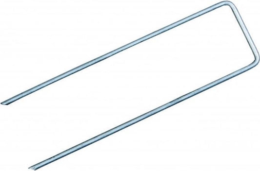  Gronddoekpennen - 100 Stuks - Verzinkt Staal - Ø3mm - 5 Cm Breed En 20 Cm Lang