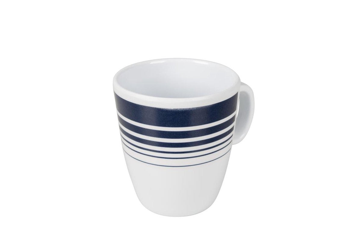  Bo-Camp - Servies - Classic - 16-Delig - Wit/Navy