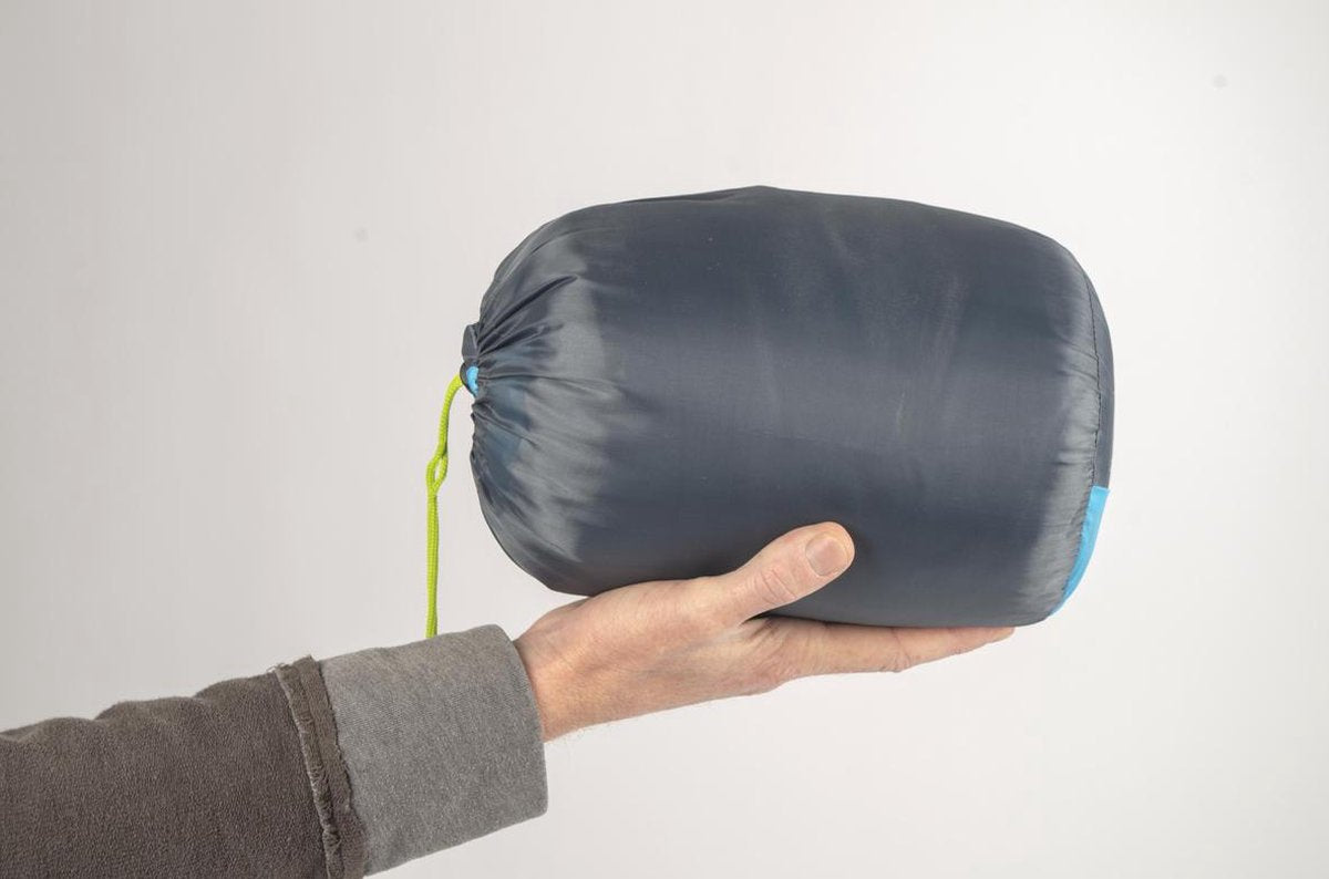  Camp-Gear Slaapzak - Travel Mini - 190x75 Cm - Grijs/blauw