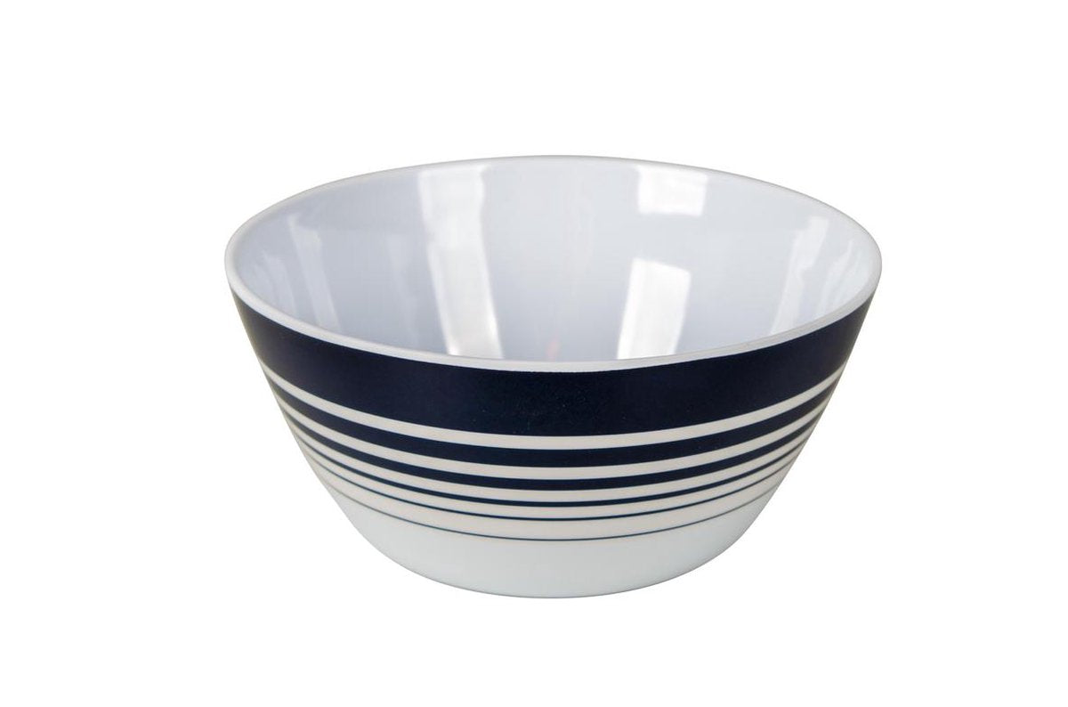  Bo-Camp - Servies - Classic - 16-Delig - Wit/Navy