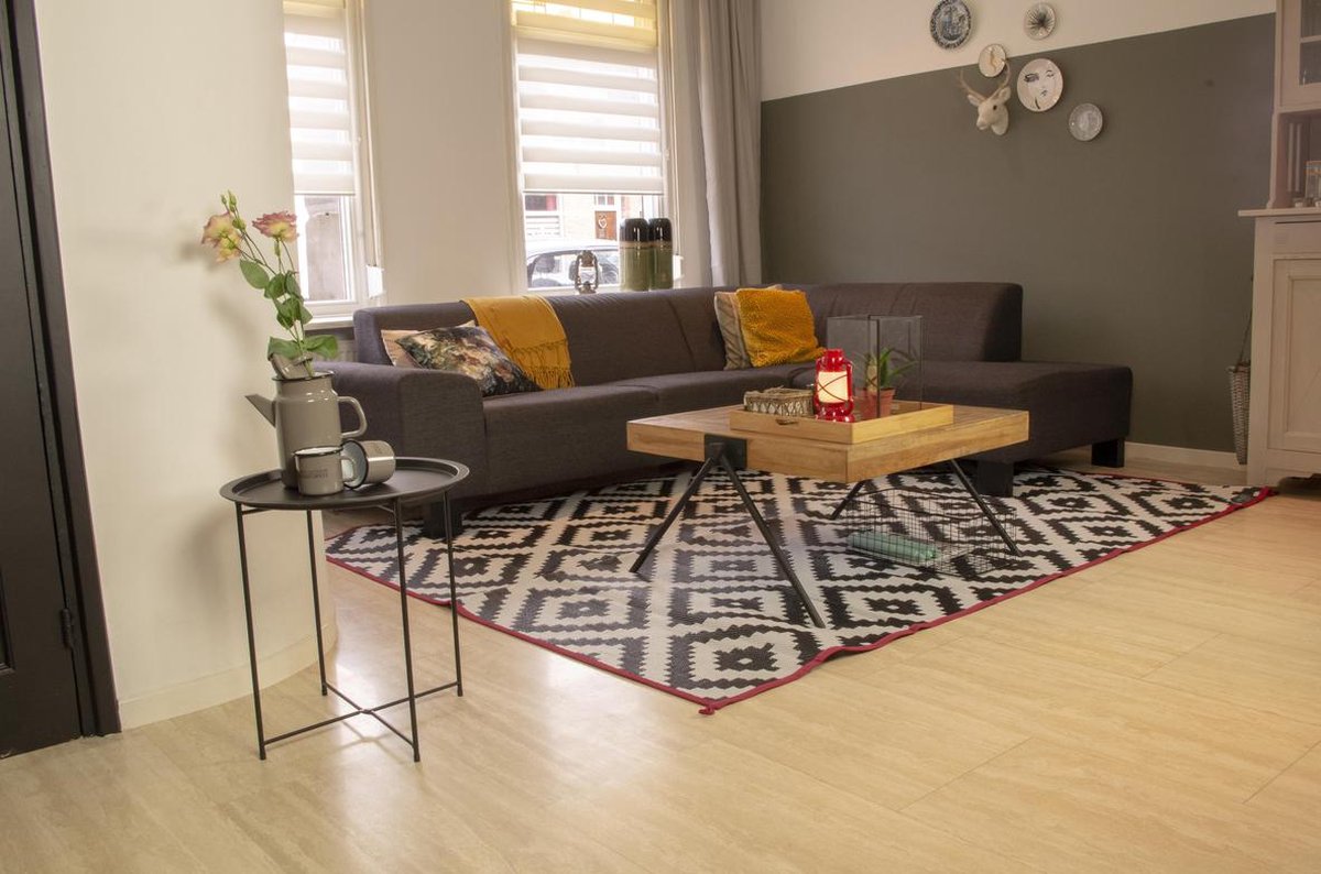  Bo-Camp Urban Outdoor - Bijzettafel - Harlem - Zwart