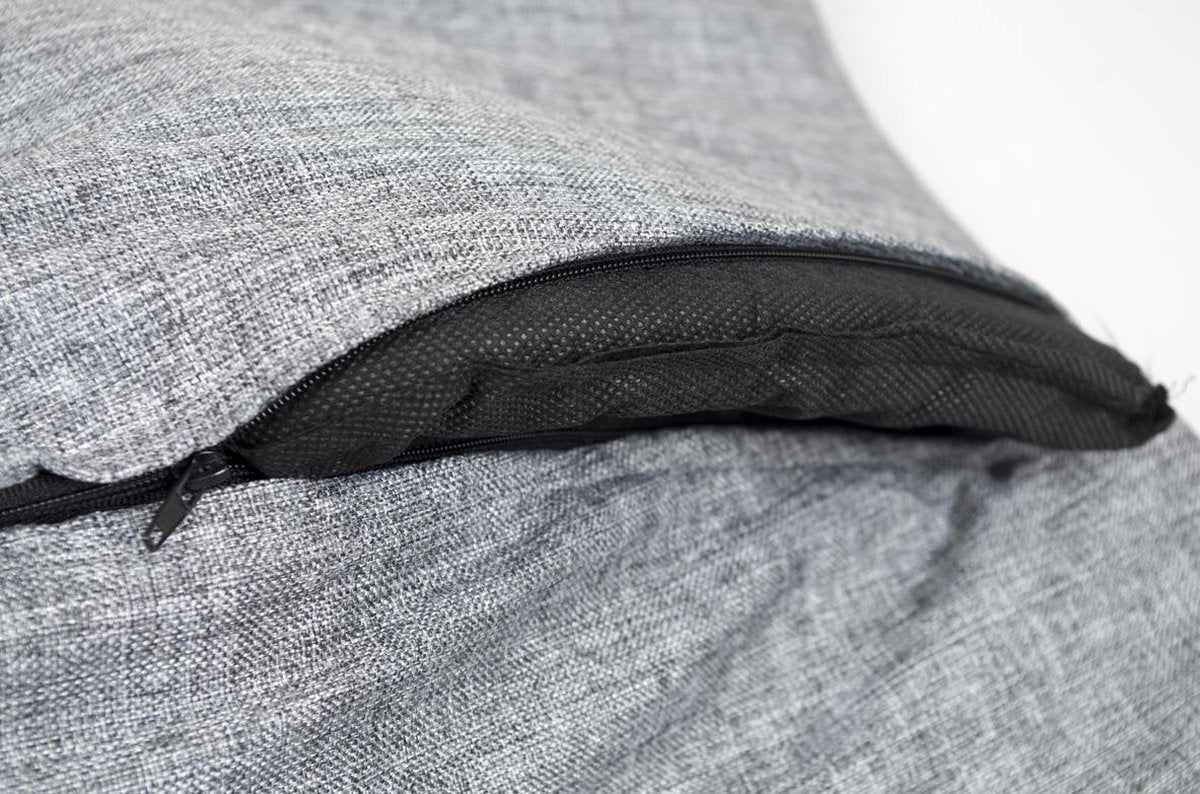  Bo-Camp - Urban Outdoor - Relaxstoel - Bloomsbury - L - Oxford Polyester - Grijs